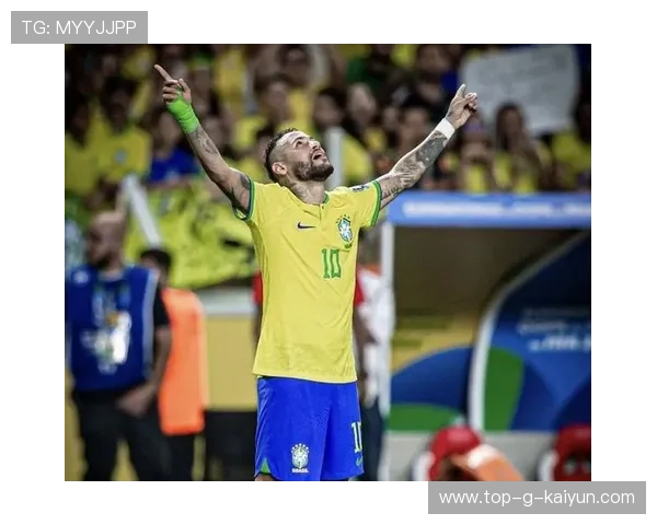 内马尔高速带球撕裂中场，巴西进攻空间全面打开